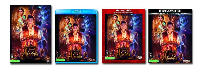 Aladdin 2019 DVD, Blu-ray, UHD
