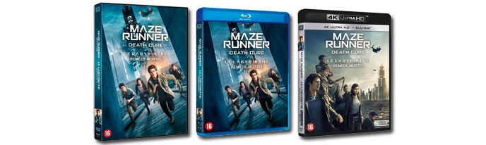 Maze Runner Death Cure DVD, Blu-ray, UHD