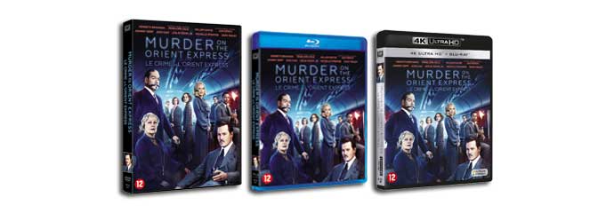 Murder on the Orient Express DVD, Blu-ray Disc, UHD
