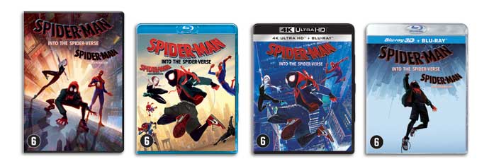 Spider-Man: Into the Spider-Verse DVD, Blu-ray, UHD