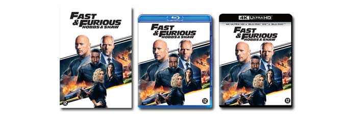 FAST & FURIOUS: HOBBS & SHAW DVD, Blu-ray, UHD