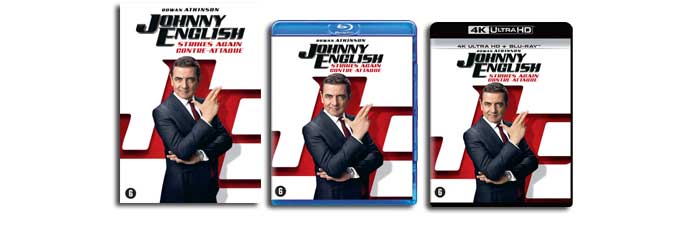 Johnny English Strikes Again DVD, Blu-ray UHD