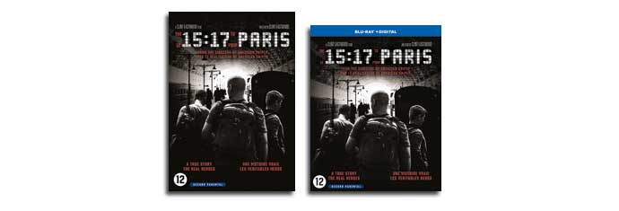 THE 15:17 TO PARIS DVD & Blu-ray