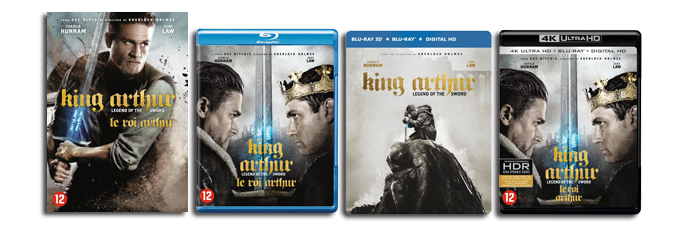 King Arthur: Legend of the sword DVD Blu-ray UHD